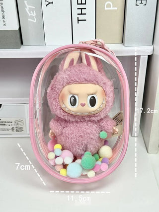  V1 V2 Labubu Doll Bag - Dustproof & Transparent Cover cashymart