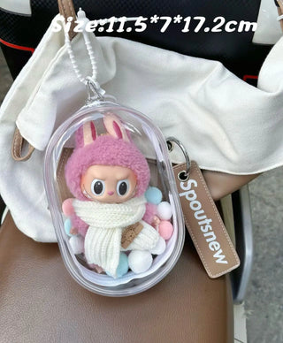  V1 V2 Labubu Doll Bag - Dustproof & Transparent Cover cashymart