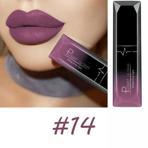  Velvet Luxe 17-Color Matte Liquid Lipstick cashymart