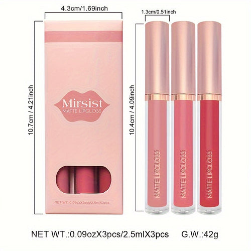  Velvet Matte Lip Gloss Set cashymart