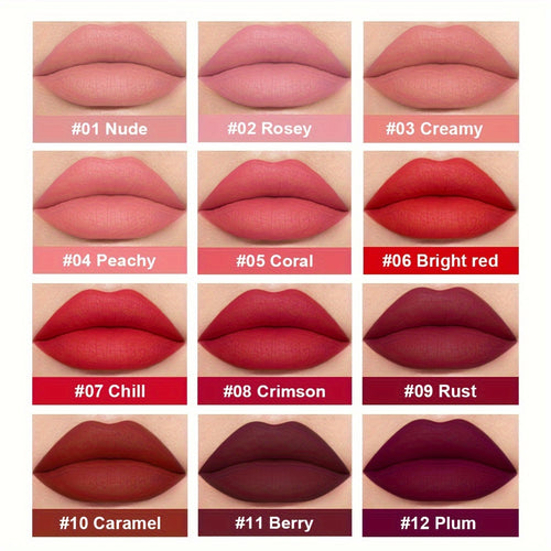  Velvet Matte Lip Gloss Set cashymart