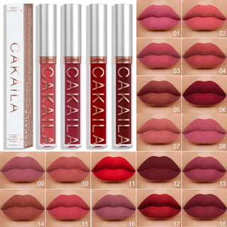  Velvet Matte Lipstick Lip Gloss Light Red Long Lasting cashymart