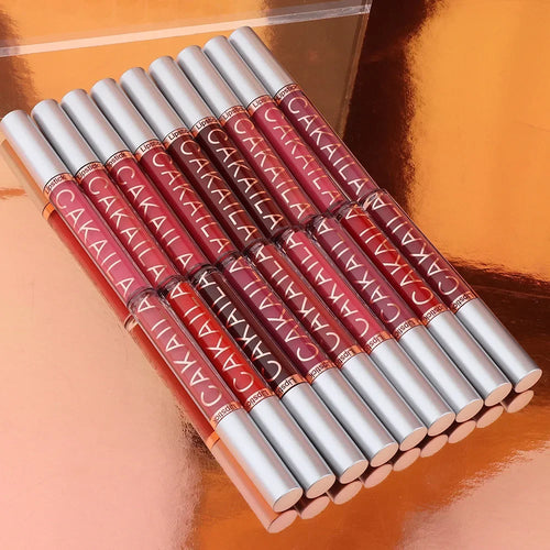  Velvet Matte Lipstick Lip Gloss Light Red Long Lasting cashymart