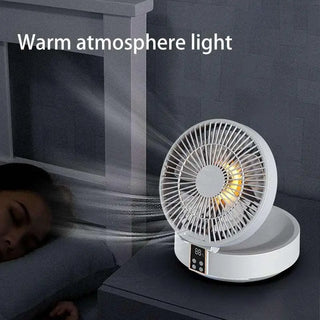  Versatile 2-in-1 USB Fan with Remote and Warm Night Light cashymart