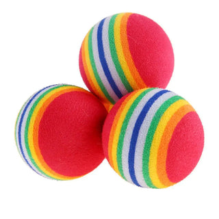  Vibrant EVA Cat & Dog Toy Ball cashymart