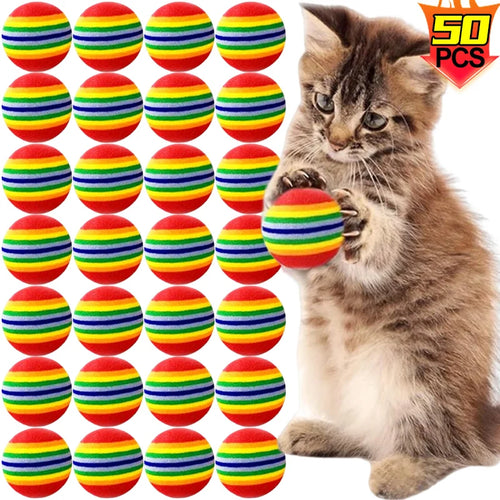  Vibrant EVA Cat & Puppy Chew Balls cashymart