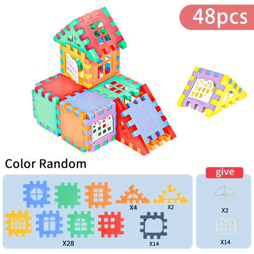  Vibrant Interlocking STEM Building Blocks cashymart