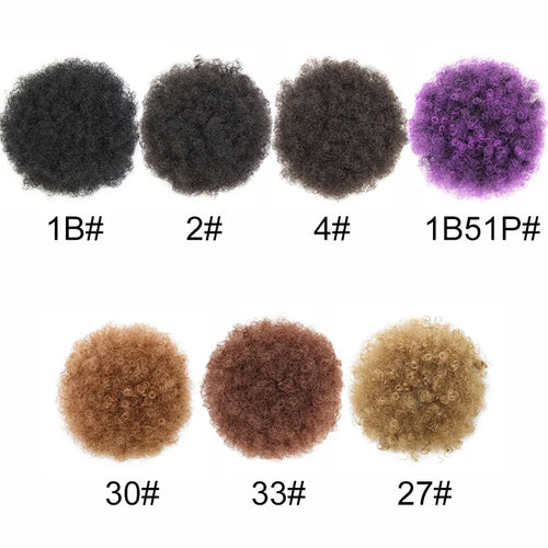  WIGSIN Synthetic Afro Puff Hair Bun Extension cashymart