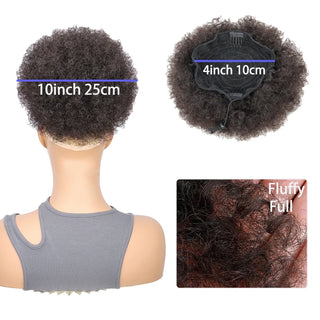  WIGSIN Synthetic Afro Puff Hair Bun Extension cashymart