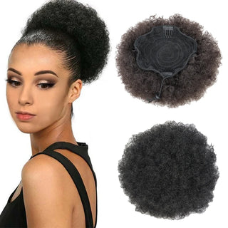  WIGSIN Synthetic Afro Puff Hair Bun Extension cashymart