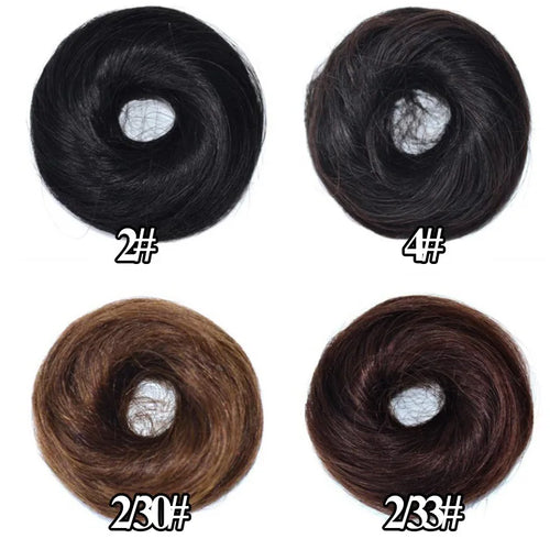  WIGSIN Synthetic Elastic Straight Bun Hair Extension cashymart