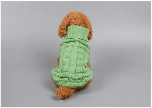  Warm Knit Dog Sweater for Winter Outdoor Use cashymart