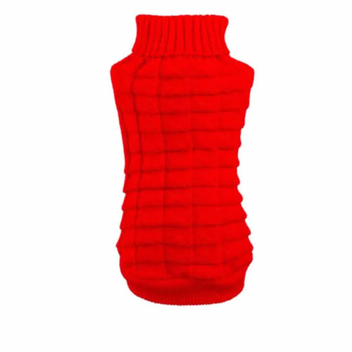  Warm Knit Dog Sweater for Winter Outdoor Use cashymart