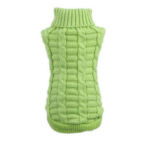  Warm Knit Dog Sweater for Winter Outdoor Use cashymart
