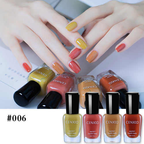  Water-Based Odorless Nail Polish Set cashymart