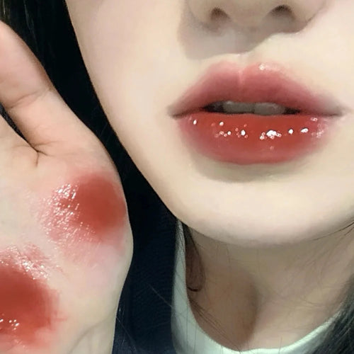  Water Mirror Solid Lip Gloss Lipstick Nude Lip Tint Moisturizing cashymart