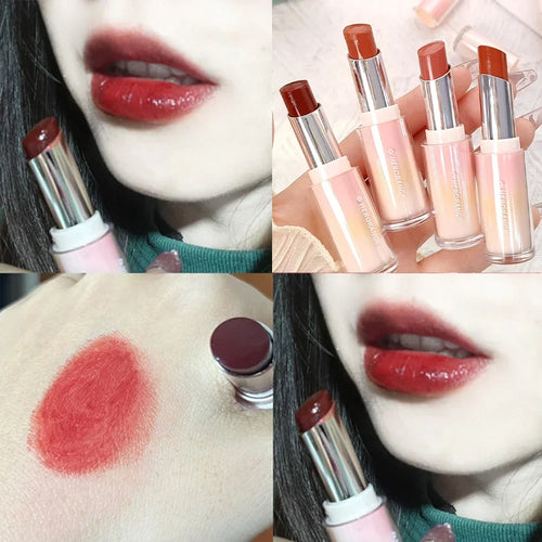  Water Mirror Solid Lip Gloss Lipstick Nude Lip Tint Moisturizing cashymart