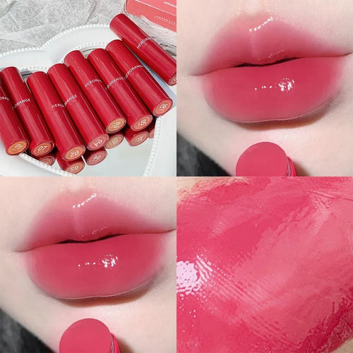  Water Mirror Solid Lip Gloss Lipstick Nude Lip Tint Moisturizing cashymart