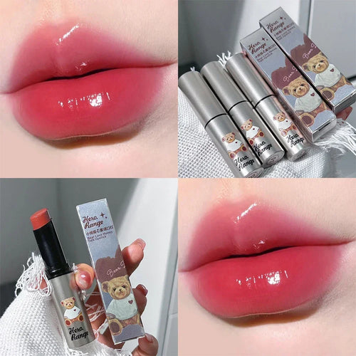  Water Mirror Solid Lip Gloss Lipstick Nude Lip Tint Moisturizing cashymart