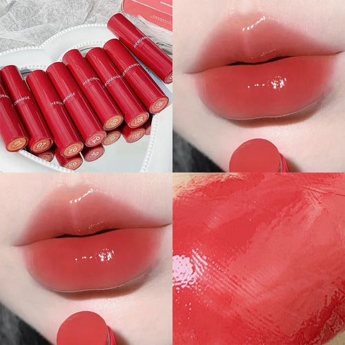  Water Mirror Solid Lip Gloss Lipstick Nude Lip Tint Moisturizing cashymart