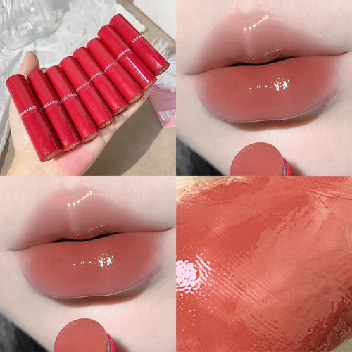  Water Mirror Solid Lip Gloss Lipstick Nude Lip Tint Moisturizing cashymart