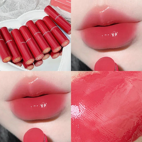  Water Mirror Solid Lip Gloss Lipstick Nude Lip Tint Moisturizing cashymart