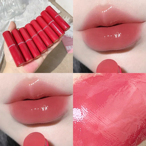  Water Mirror Solid Lip Gloss Lipstick Nude Lip Tint Moisturizing cashymart