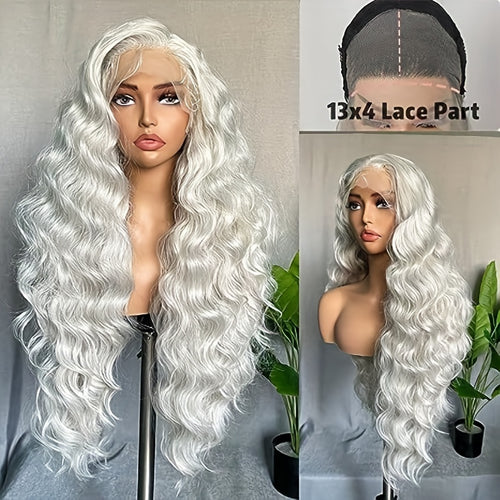  Wavy & Curly Lace Front Synthetic Wig cashymart