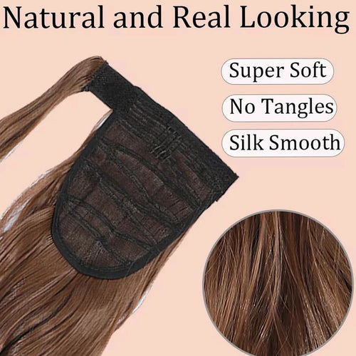  Wavy Ponytail Extension 18 to 24 Inch cashymart