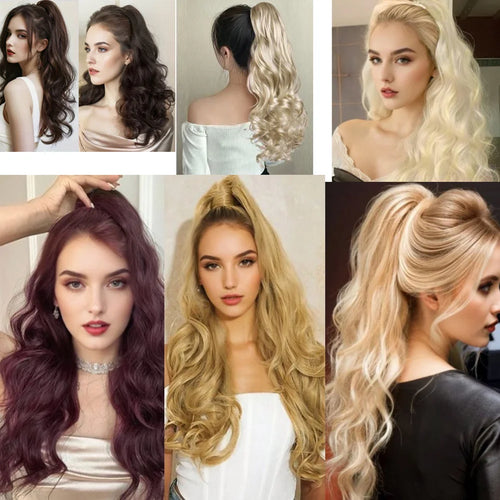  Wavy Ponytail Extension 18 to 24 Inch cashymart