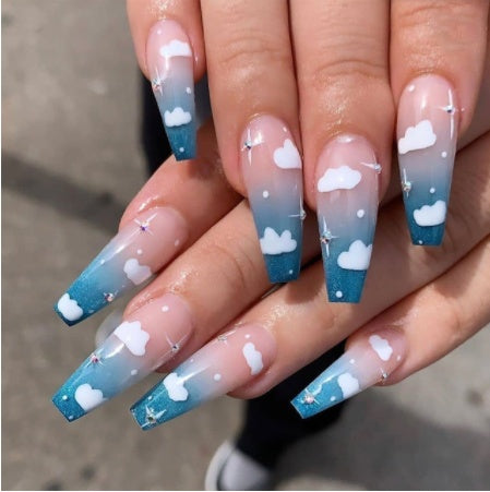  Wearing Nails Finished  False Nails cashymart