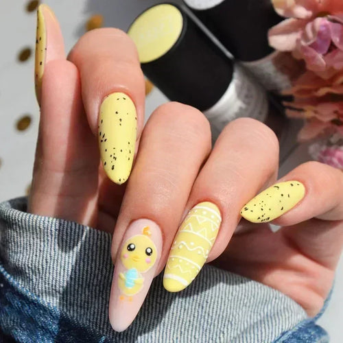  Whimsical Clown Almond Press-On Nails on! cashymart