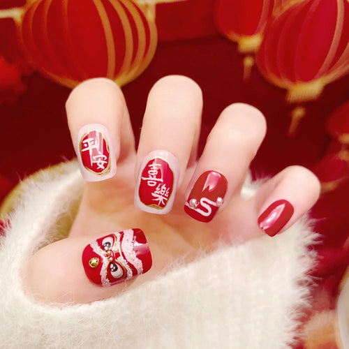  White Flower Design Nails cashymart