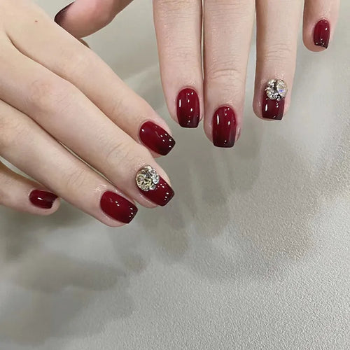  White Flower Design Nails cashymart
