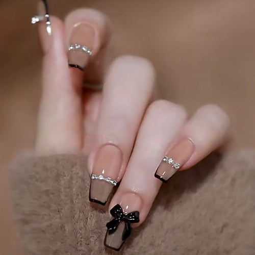  White Flower Design Nails cashymart