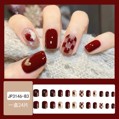  White Flower Design Nails cashymart