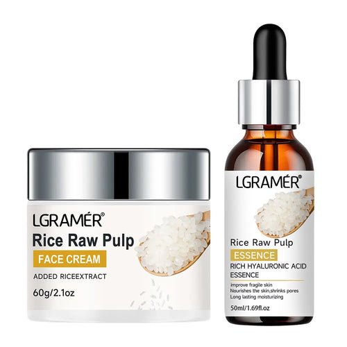  White Rice Serum Cream Combo for Youthful Skin cashymart