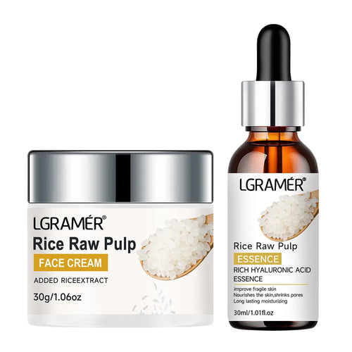  White Rice Serum Cream Combo for Youthful Skin cashymart