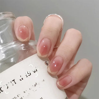  White Small Flower Acrylic Press-On Nails cashymart