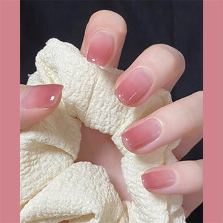  White Small Flower Acrylic Press-On Nails cashymart