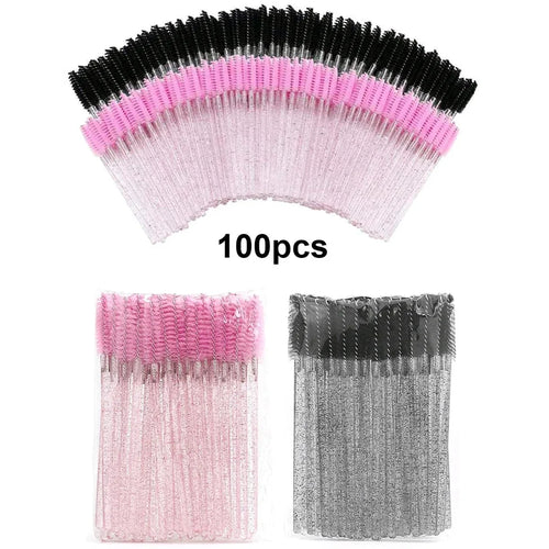  Wholesale 100PCS Disposable Mascara Spoolies cashymart