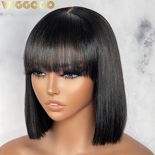  Wiggogo 3X1 Middle Part Lace Bob Wig cashymart