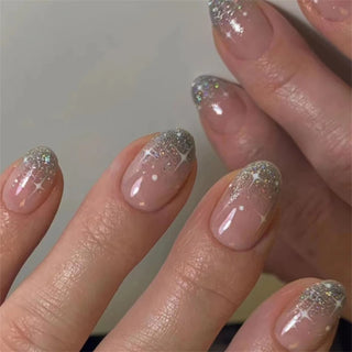  Wine Red Almond Fake Nails cashymart