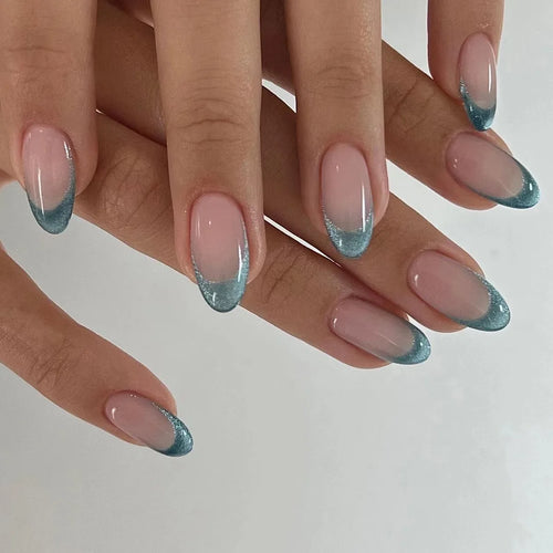  Wine Red Glam Almond Nails cashymart