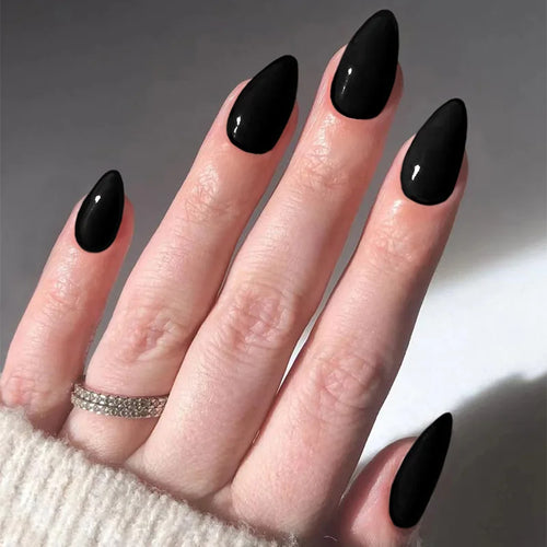  Wine Red Glam Almond Nails cashymart
