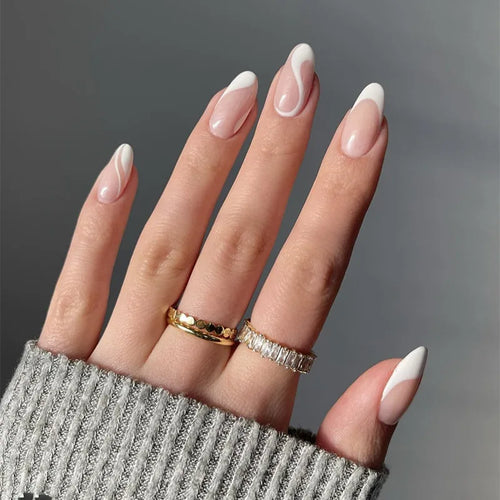  Wine Red Glam Almond Nails cashymart