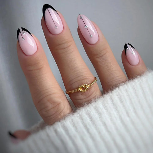  Wine Red Glam Almond Nails cashymart