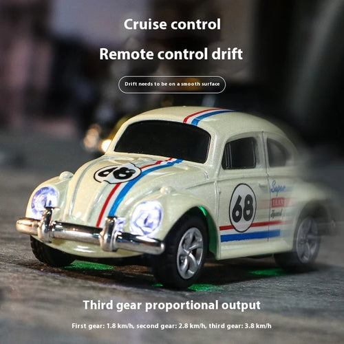 Wireless Mini Beetle Alloy RC Car - Perfect Gift for Kids & Men cashymart