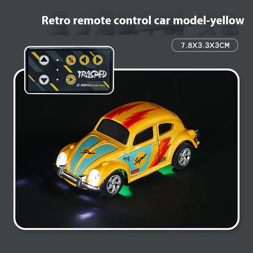  Wireless Mini Beetle Alloy RC Car - Perfect Gift for Kids & Men cashymart