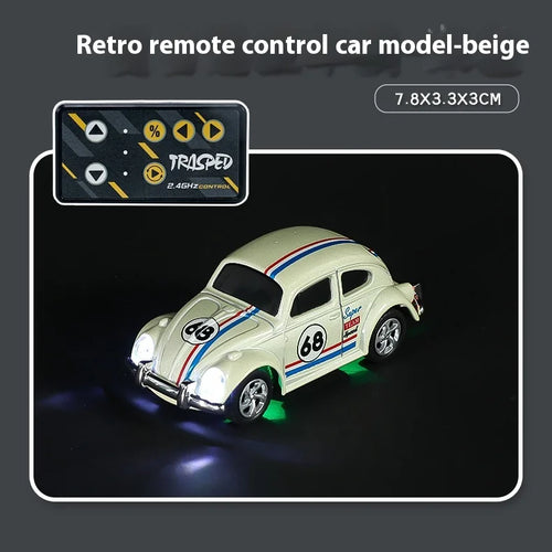  Wireless Mini Beetle Alloy RC Car - Perfect Gift for Kids & Men cashymart